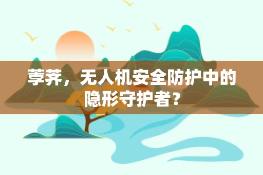 荸荠，无人机安全防护中的隐形守护者？