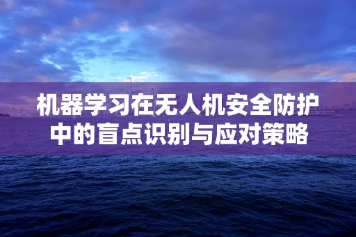 机器学习在无人机安全防护中的盲点识别与应对策略