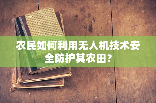 农民如何利用无人机技术安全防护其农田？